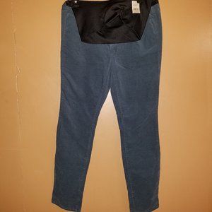 $89 LOFT MATERNITY 6-PETITE  HUNTER GREEN CORDUROY